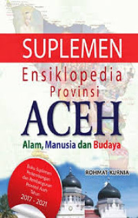 Image of Suplemen Ensiklopedia Provinsi Aceh