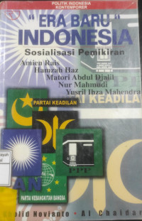 Image of Era Baru Indonesia : Sosialisasi Pemikiran