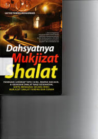 Image of Dahsyatnya Mukjizat Shalat