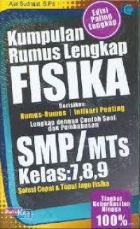 Image of Kumpulan rumus lengkap fisika SMP/MTs